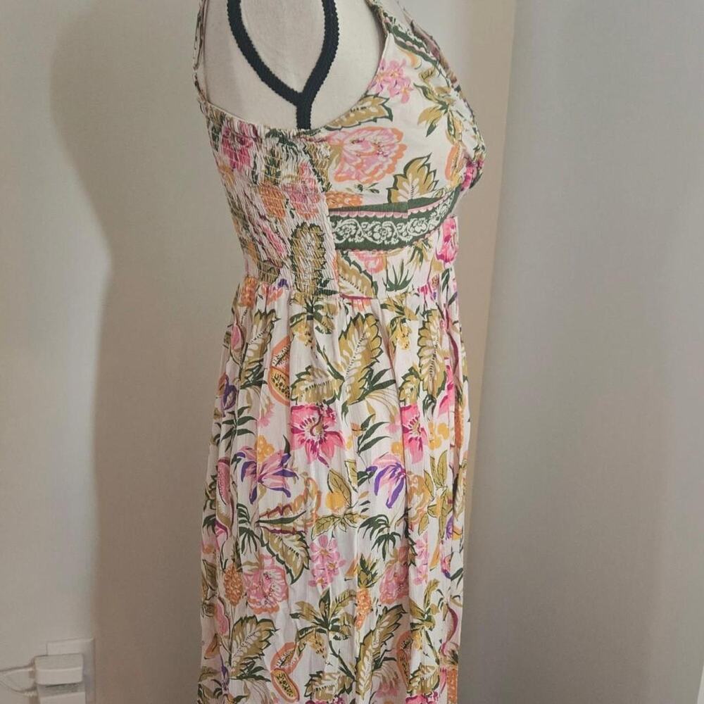 Angie floral maxi dress size S Rayon fabric - Picture 8 of 8